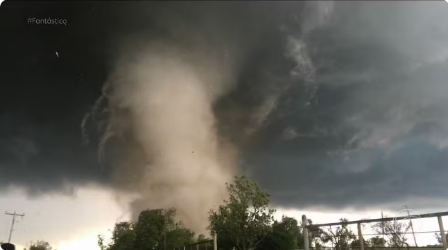 Número de tornados cresce no Brasil e Sul concentra maior risco, apontam especialistas.
