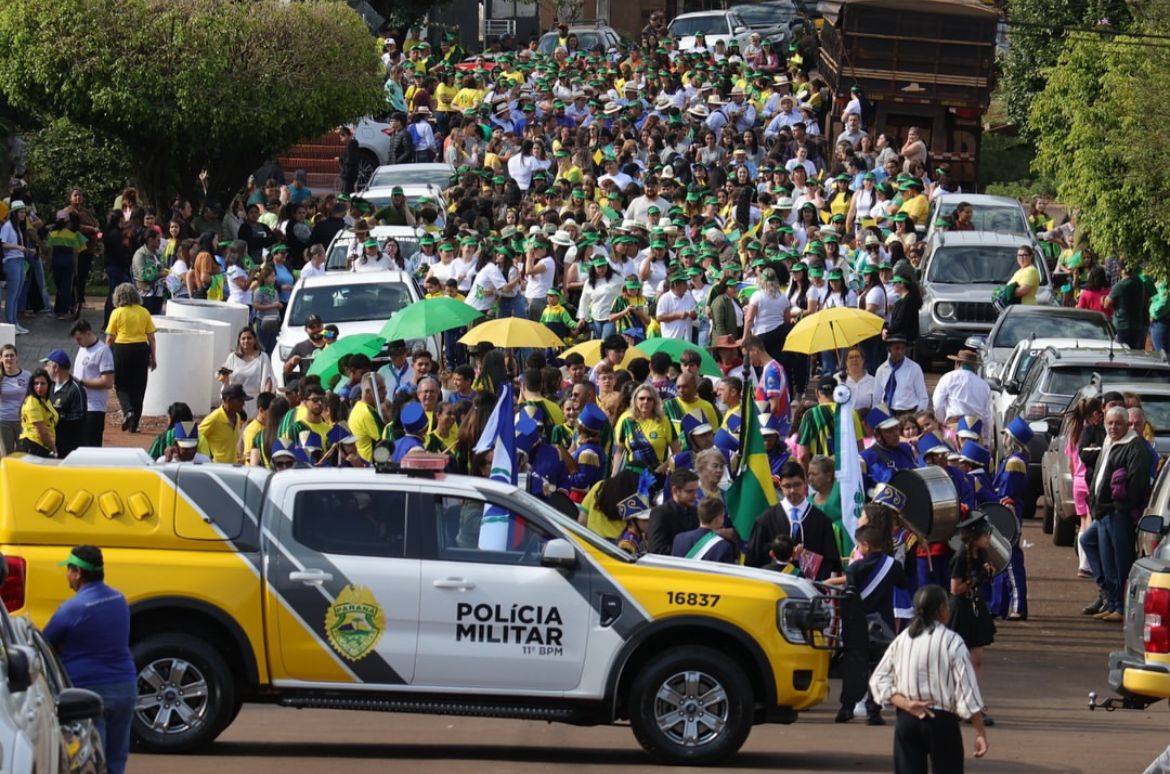 Campina da Lagoa celebra o 7 de Setembro com grande desfile cívico