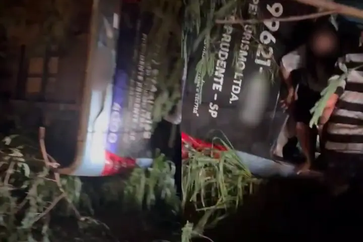 Três morrem e 18 ficam feridos em grave acidente com micro-ônibus na PR-317.