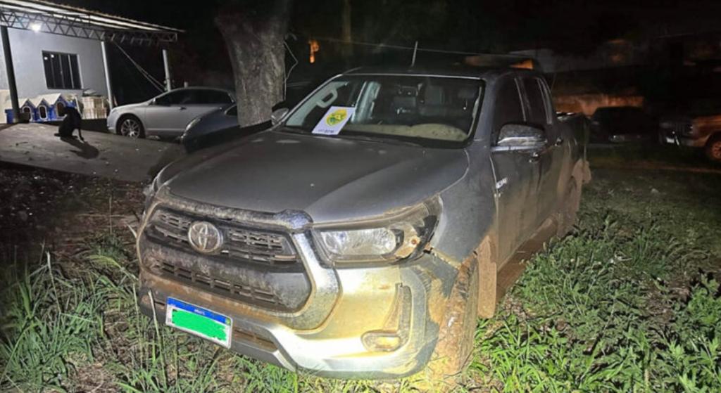 Patrulha Rural apreende veículo adulterado durante operação em comunidade de Roncador