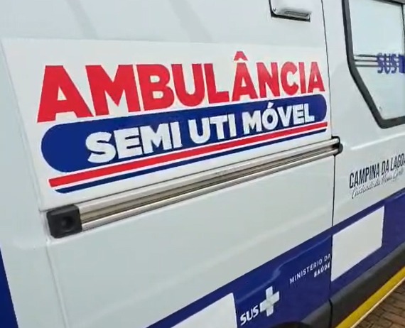 Campina da Lagoa conquista Ambulância Semi UTI com investimento de R$ 349,6 mil.