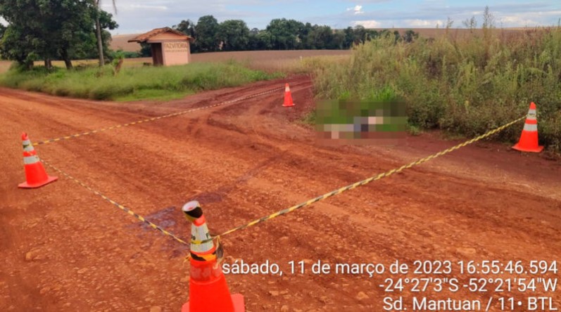 Taxista de Mamborê é chamado para corrida e acaba morto a facadas; autor é preso.