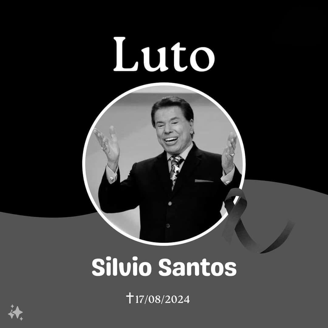 ​Morre Silvio Santos, dono do SBT, aos 93 anos.