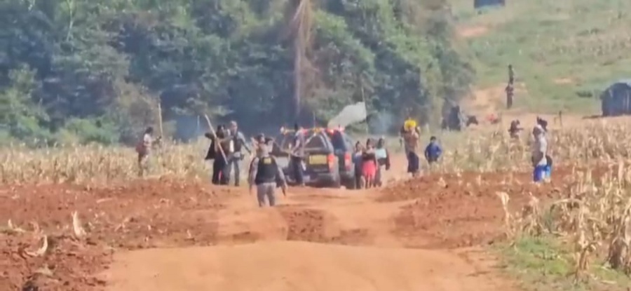 Policial da Força Nacional tem fuzil roubado por indígenas em Terra Roxa - Pr.