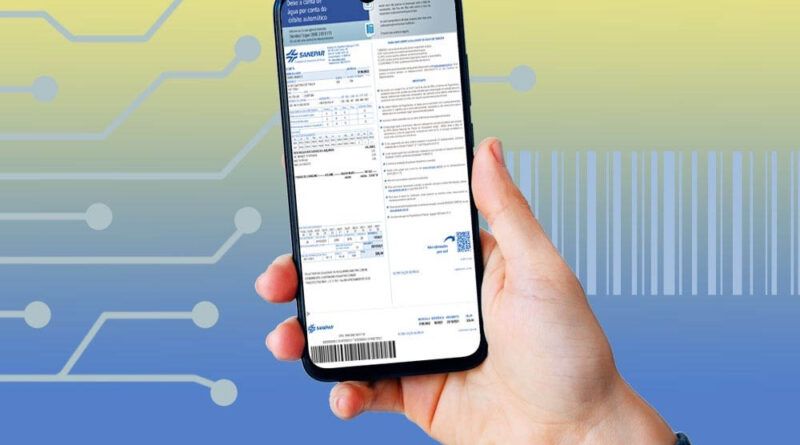 Fatura digital da Sanepar facilita a vida dos consumidores e reduz consumo de papel.