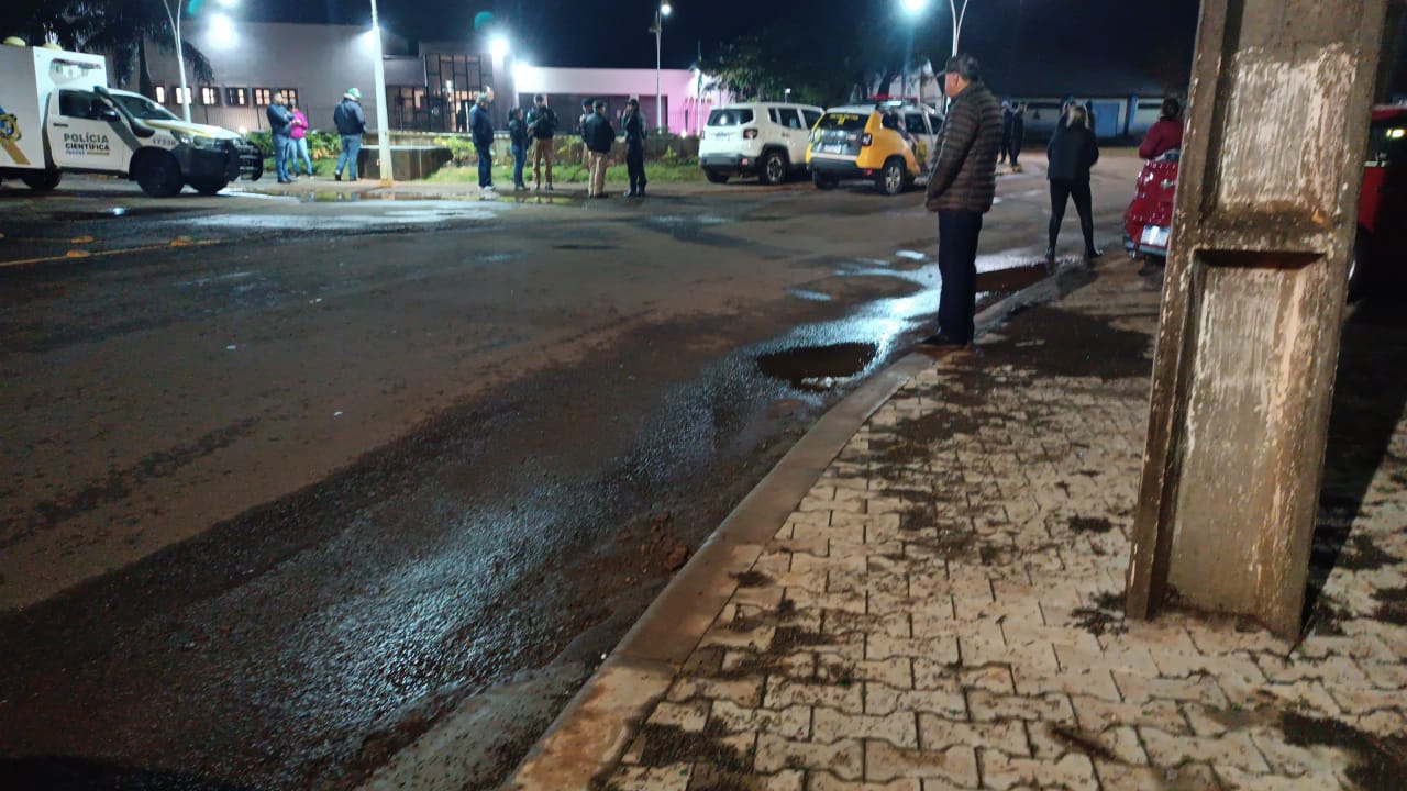 Acidente com vítima é registrado em Campina da Lagoa- Pr.