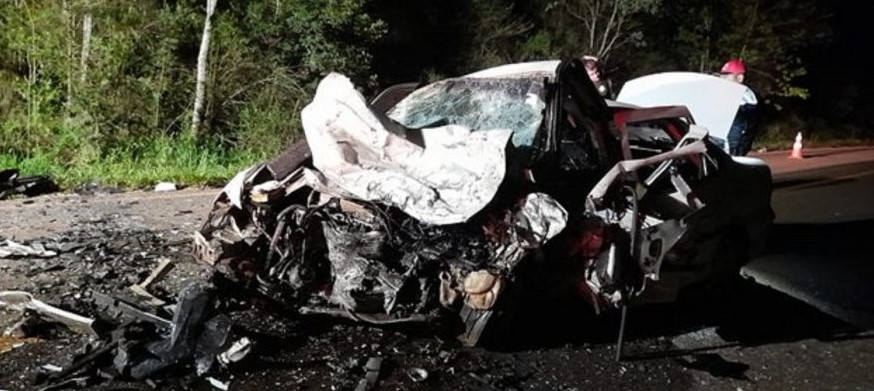 Três pessoas morrem em grave acidente no Sudoeste.