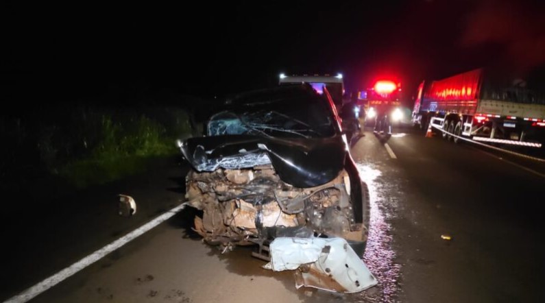 Trágico acidente na rodovia BR-369 mata três moradores de Mamborê e deixa um ferido.