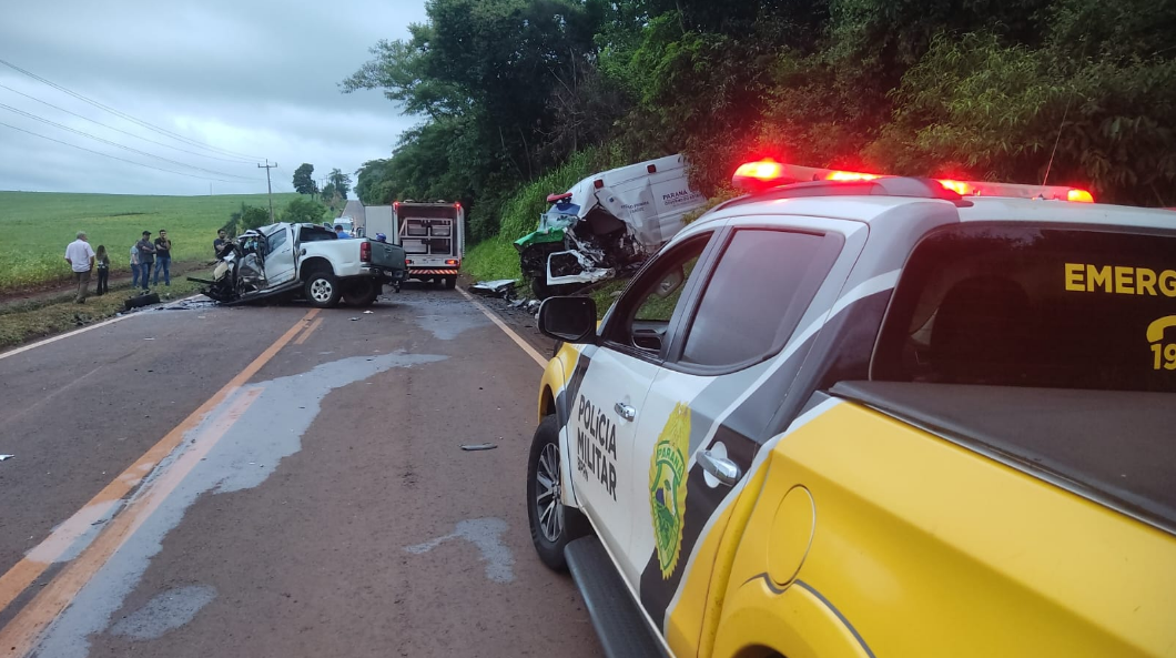 Empresário de Campina da Lagoa perde a vida em grave acidente na PR-082.