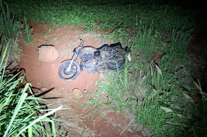 Motociclista morre após sinistro na PR-488, em Diamante do Oeste.