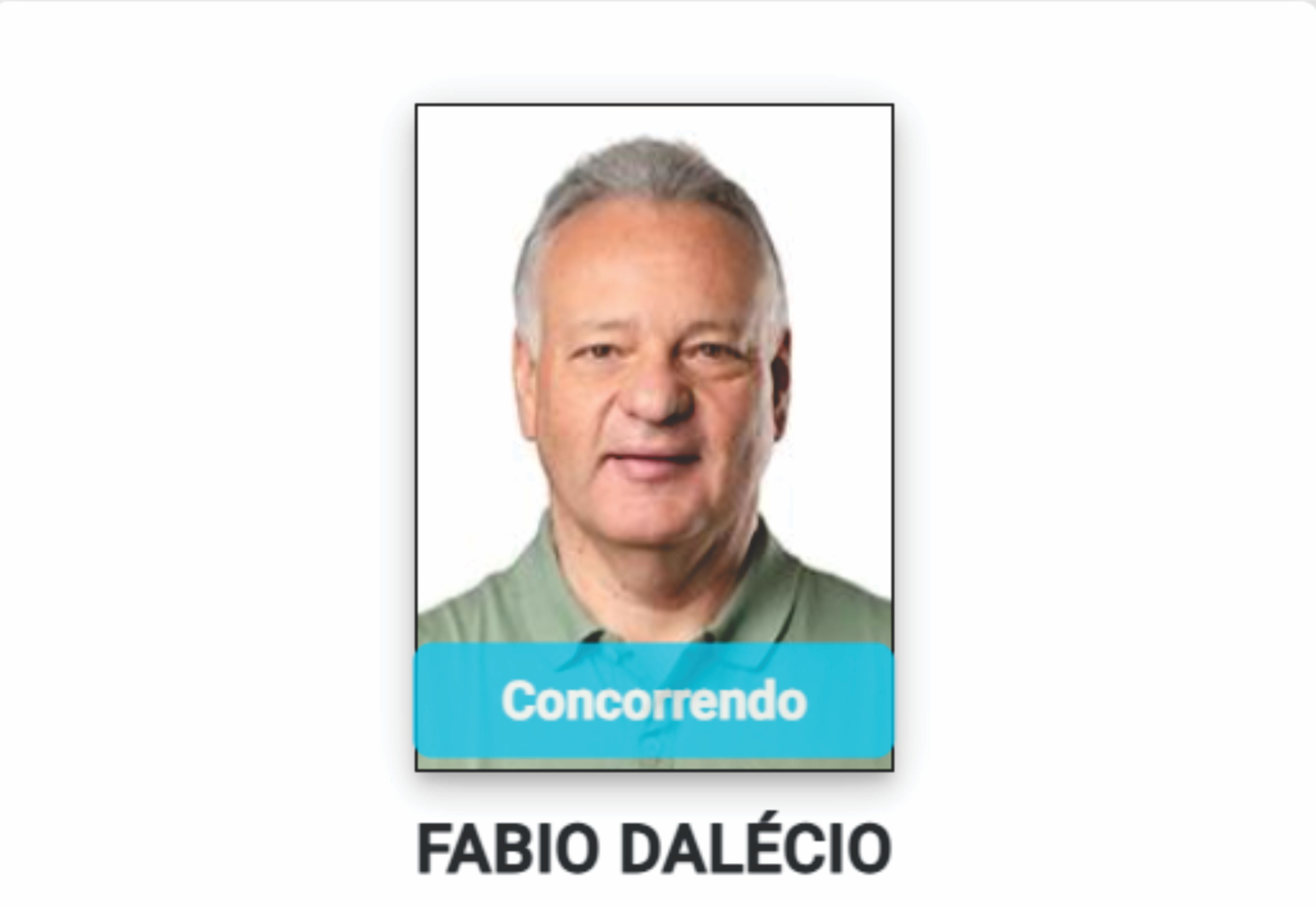 Registro de candidatura é homologado e Fábio Dalécio está apto a disputar eleição para deputado estadual.