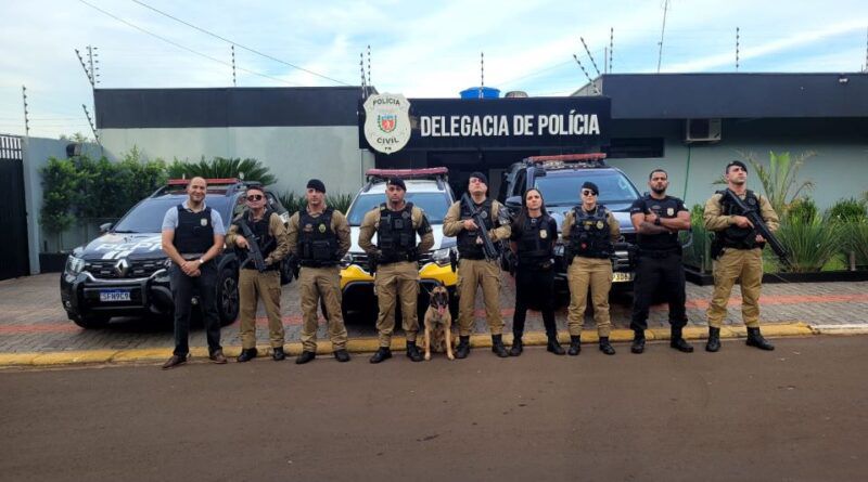 Polícia Civil e PM deflagram operação contra o tráfico de drogas em Mamborê