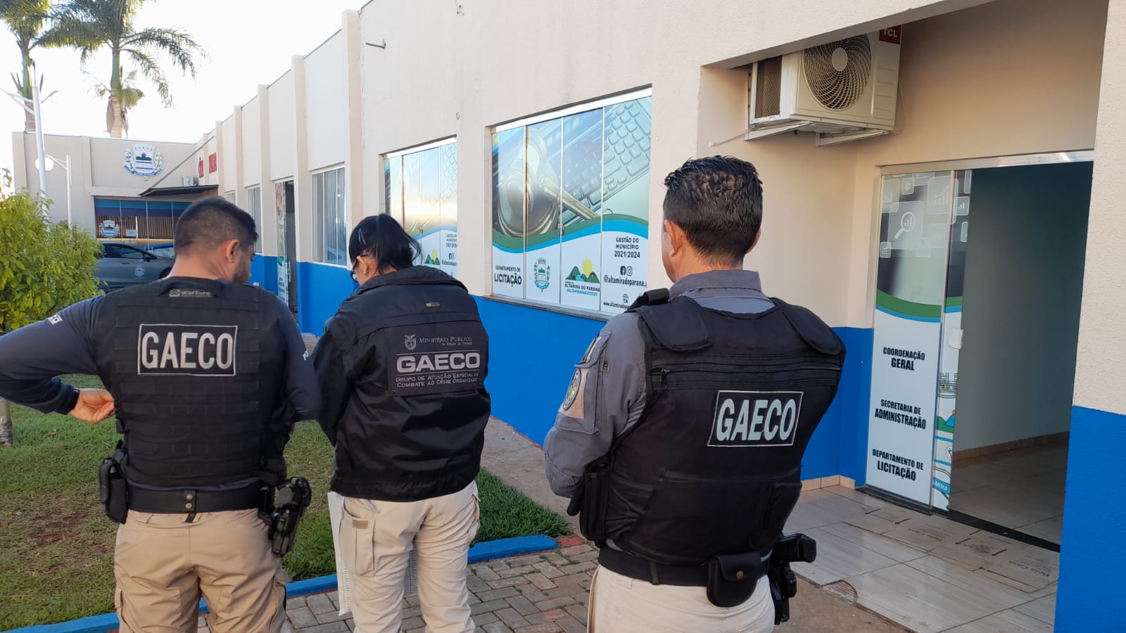 Gaeco cumpre 34 mandados de busca na Prefeitura de Altamira do Paraná, Campina da Lagoa e em mais duas cidades.