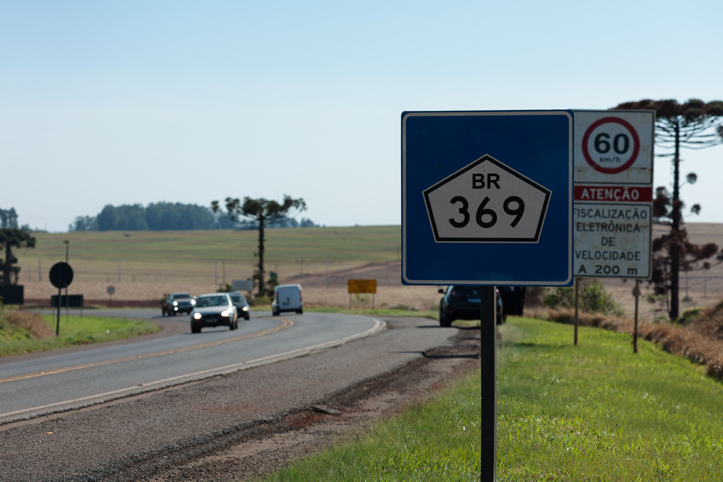 Lote 5 prevê duplicação completa da BR-369 entre Cascavel e Mamborê.
