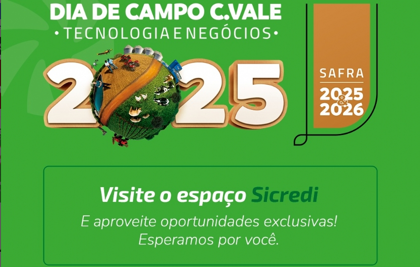 Sicredi marca presença no Dia de Campo da C.Vale em Palotina.